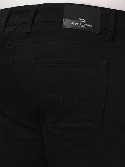 RAW BLACK ANKLE FIT KNITTED DENIM - Jeans - 251110904