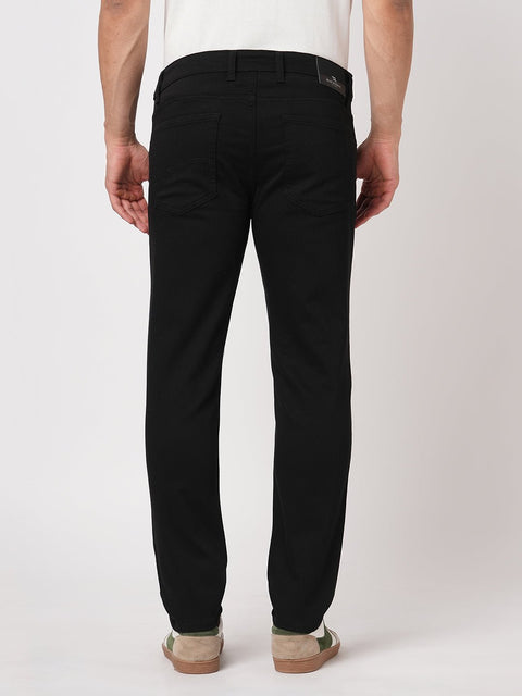 RAW BLACK ANKLE FIT KNITTED DENIM - Jeans - 251110904