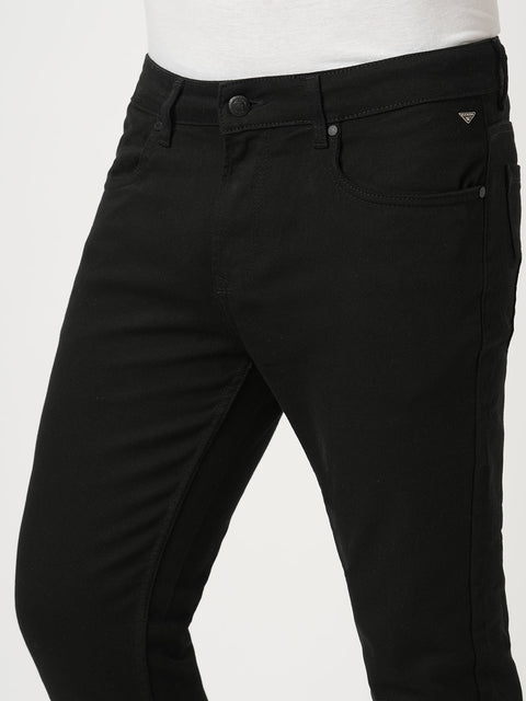 RAW BLACK ANKLE FIT KNITTED JEANS - Jeans - 250910678