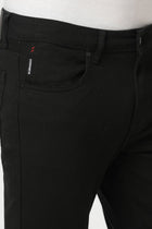 RAW BLACK ANKLE FIT KNITTED JEANS - Jeans - 250910678