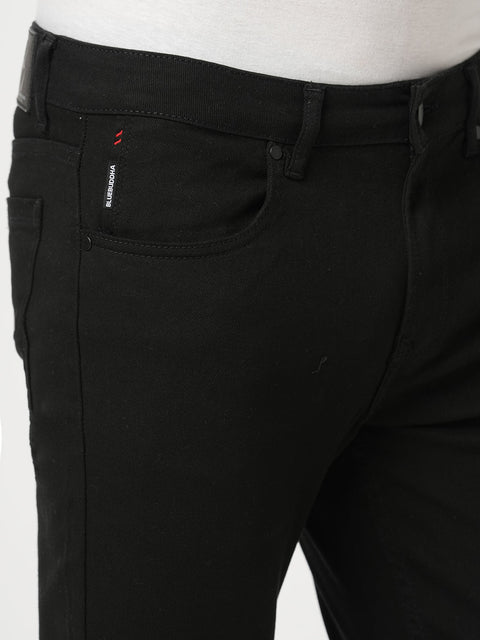 RAW BLACK ANKLE FIT KNITTED JEANS - Jeans - 250910678