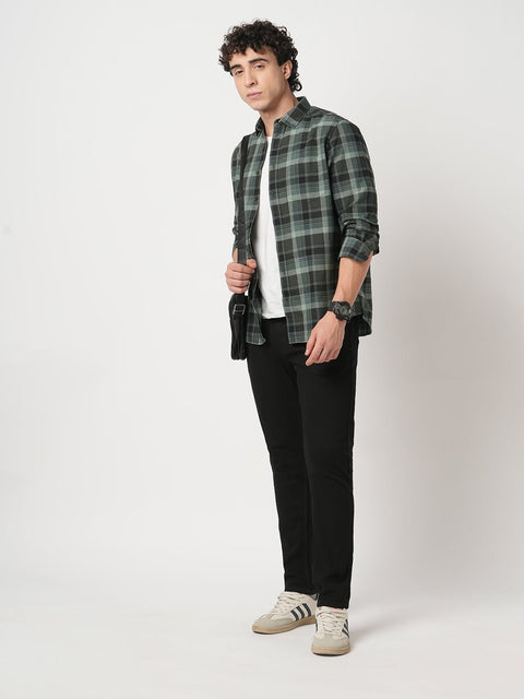 RAW BLACK ANKLE FIT KNITTED JEANS - Jeans - 250910678