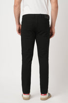 RAW BLACK ANKLE FIT KNITTED JEANS - Jeans - 250910678