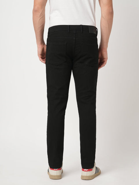 RAW BLACK ANKLE FIT KNITTED JEANS - Jeans - 250910678