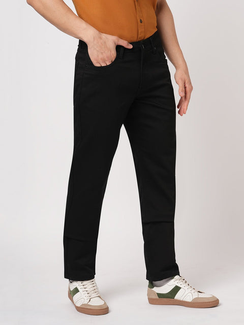 RAW BLACK STRAIGHT FIT DENIM - Jeans - 251210975