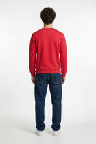 RED CREW NECK PULLOVER SWEATSHIRT - Sweatshirt - 250960237