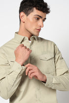 RENNO Light Olive Utility Shirt - Shirt - 241229999