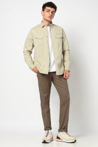 RENNO Light Olive Utility Shirt - Shirt - 241229999