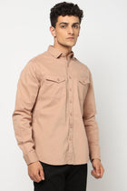 RENNO Light Peach Utility Shirt - Shirt - 241230004