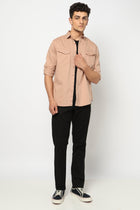 RENNO Light Peach Utility Shirt - Shirt - 241230004