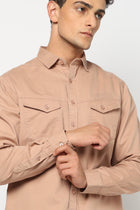 RENNO Light Peach Utility Shirt - Shirt - 241230004