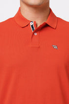 Rust Polo Cotton T-Shirt - T-Shirt - 231231264