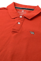 Rust Polo Cotton T-Shirt - T-Shirt - 231231264