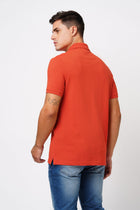 Rust Polo Cotton T-Shirt - T-Shirt - 231231264