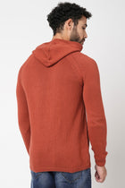Rust Solid Sweatshirt - Sweatshirt - 230760114