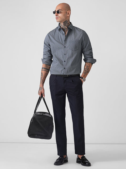 SATIN PRINTED TAILORED SHIRT-Shirt - 260134490