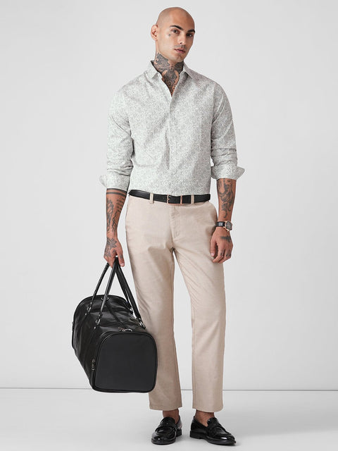 SATIN PRINTED TAILORED SHIRT-Shirt - 260134771