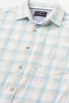 Sky Blue Checks Cotton Shirt - Shirt - 240527840