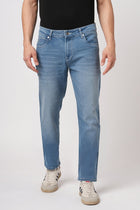 SLIM FIT LIGHT BLUE TWILL DENIM - Jeans - 251110882