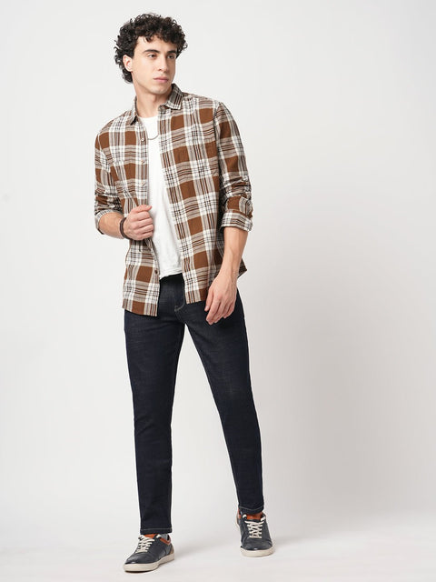 SLIM RAW BLUE TWILL JEANS - Jeans - 250810573