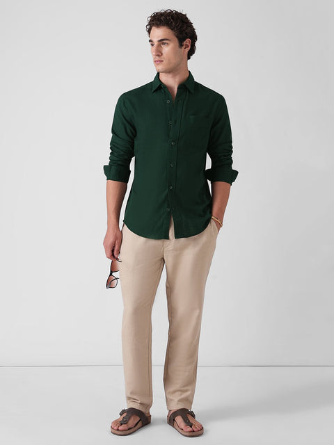 SLUB COTTON SHIRT-Shirt - 260134980