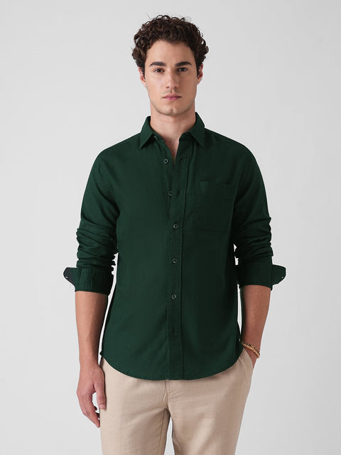 SLUB COTTON SHIRT-Shirt - 260134980