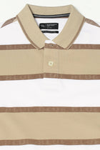 SOLRE Beige Polo T Shirt - T-Shirt - 2411300856