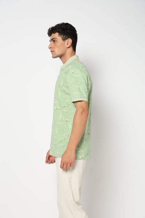 SOREN Printed POLO T-Shirt - T-Shirt - 2503301158