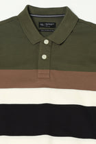 STRAVO Multi Striped Polo - T-Shirt - 2411300868