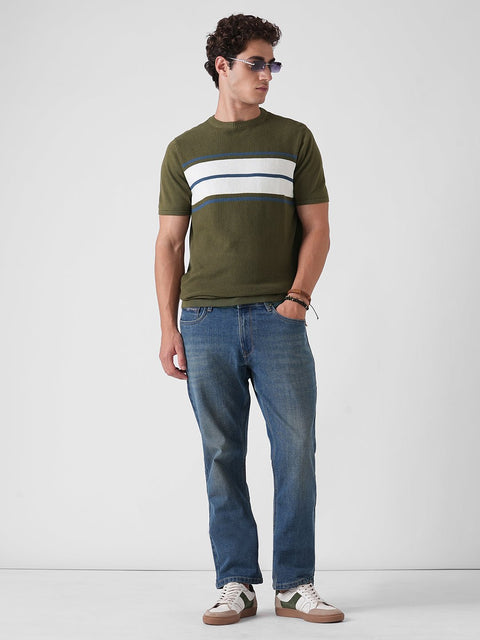 STRIPE FLATKNIT T - SHIRT - T Shirt - 3IS2F0707