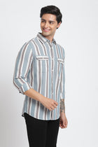 Striped Double Pocket Shirt - Shirt - 240527911