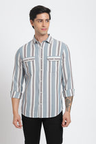 Striped Double Pocket Shirt - Shirt - 240527911