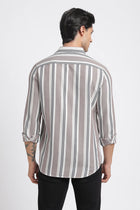 Striped Double Pocket Textured Shirt - Shirt - 240527916