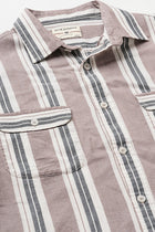 Striped Double Pocket Textured Shirt - Shirt - 240527916