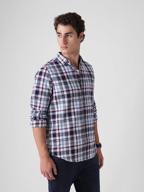 TAILORED FIT DOBBY MENS SHIRT-Shirt - 251033110