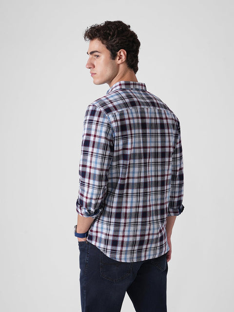 TAILORED FIT DOBBY MENS SHIRT-Shirt - 251033110