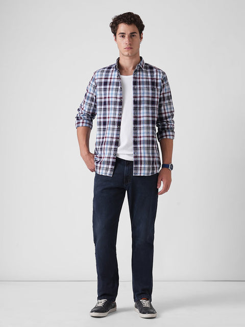 TAILORED FIT DOBBY MENS SHIRT-Shirt - 251033110