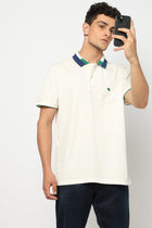 TAVRO Off White POLO - T-Shirt - 2411301060