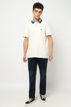 TAVRO Off White POLO - T-Shirt - 2411301060