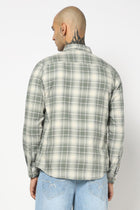 TEAL BUFFALO CHECKERED SHIRT-Shirt - 250731722