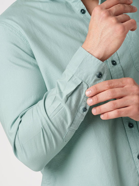 TURQUOISE OXFORD PLAIN SHIRT-Shirt - 251033550
