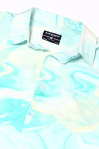 Turquoise Printed Shirt - Shirt - 230725363