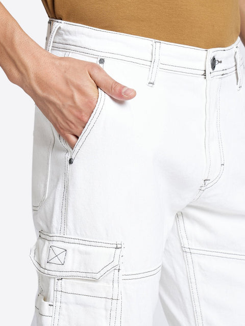 White Cargo Pants - Cargo - 240210125