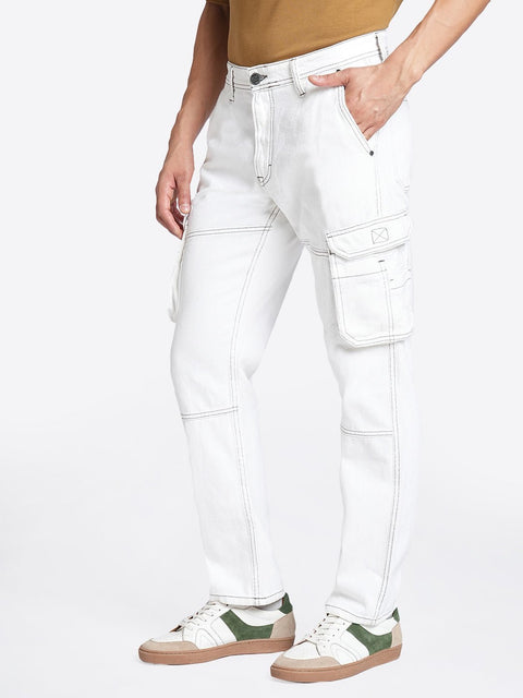 White Cargo Pants - Cargo - 240210125