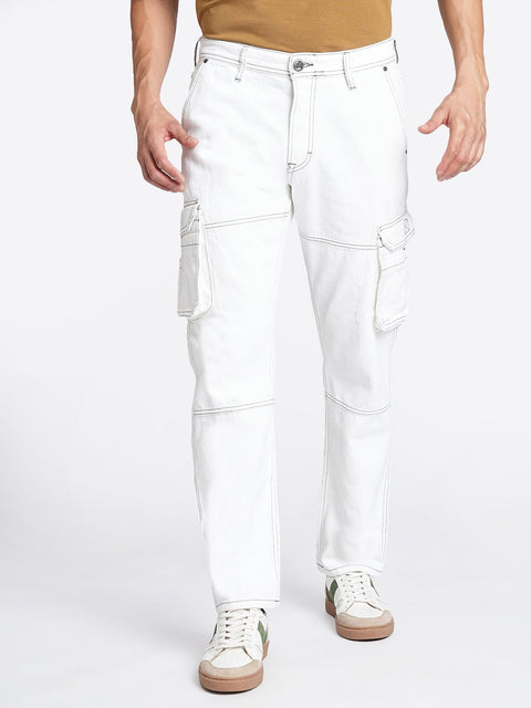 White Cargo Pants - Cargo - 240210125