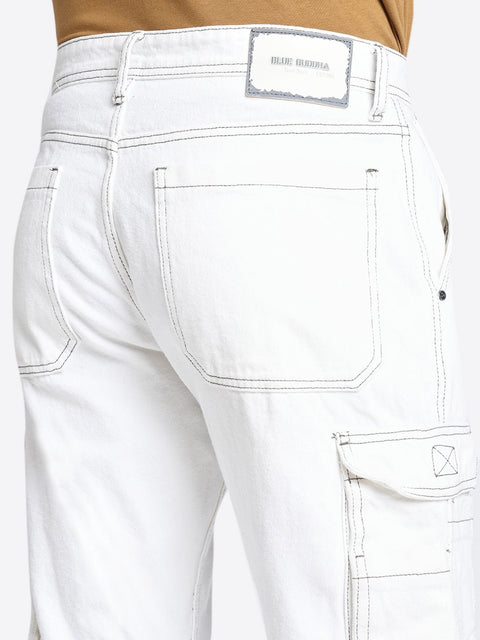 White Cargo Pants - Cargo - 240210125