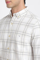 White Checks Cotton Shirt - Shirt - 240427567