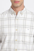 White Checks Cotton Shirt - Shirt - 240427567