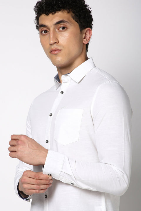 White Cotton Shirt - Shirt - 230524728