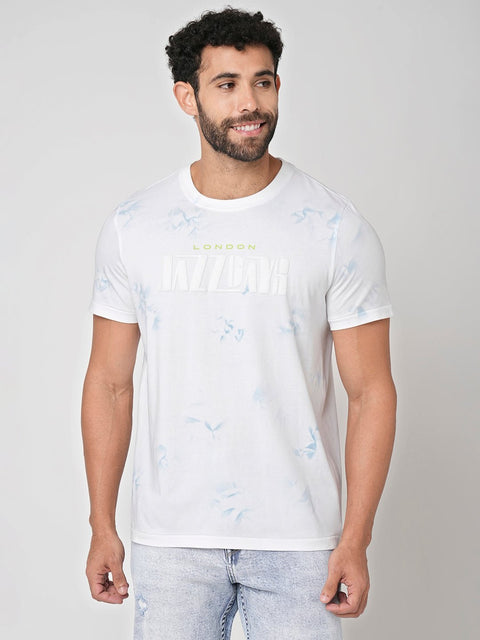 White Overall Printed T-shirt - T-Shirt - 230830744